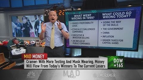 Jim Cramer breaks down the risks that could derail the rally in tech stocks
