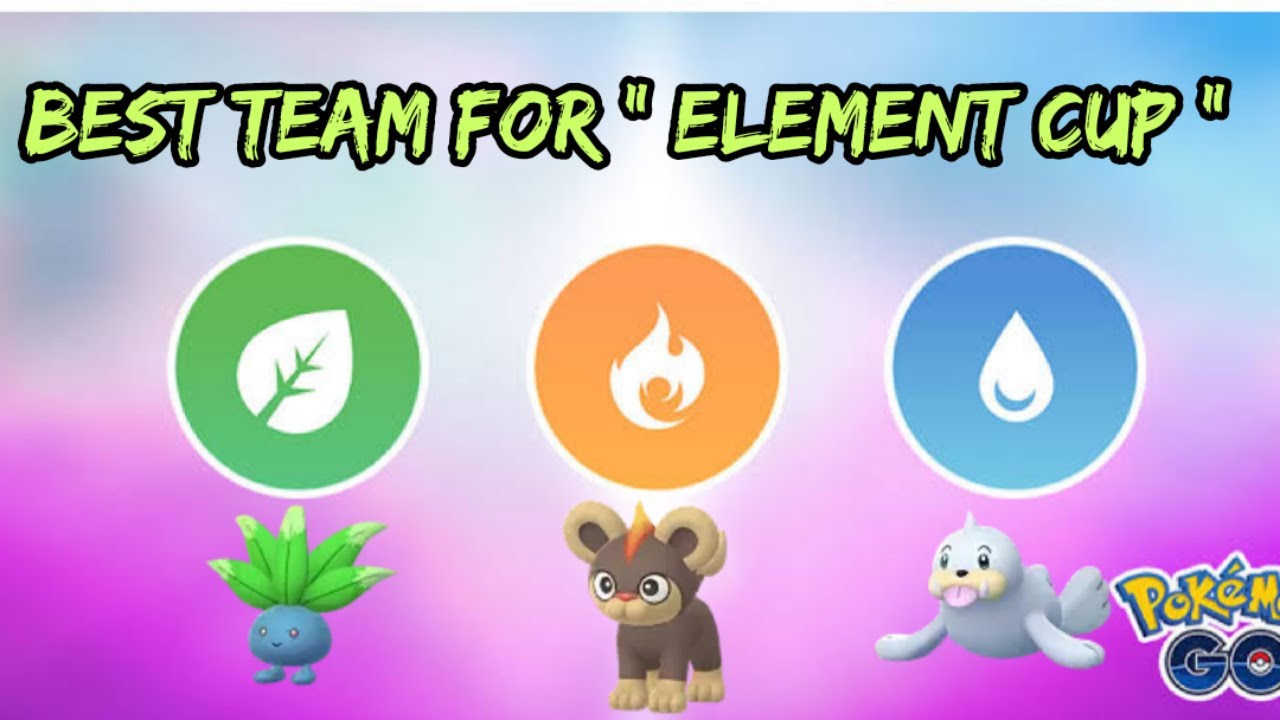 Best Team For "Element Cup" Remix. (Pokémon Go) YouTube