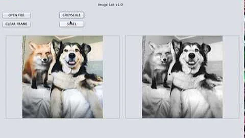 ImageLab JAVA application ( Greyscale and Sobel edge detection )