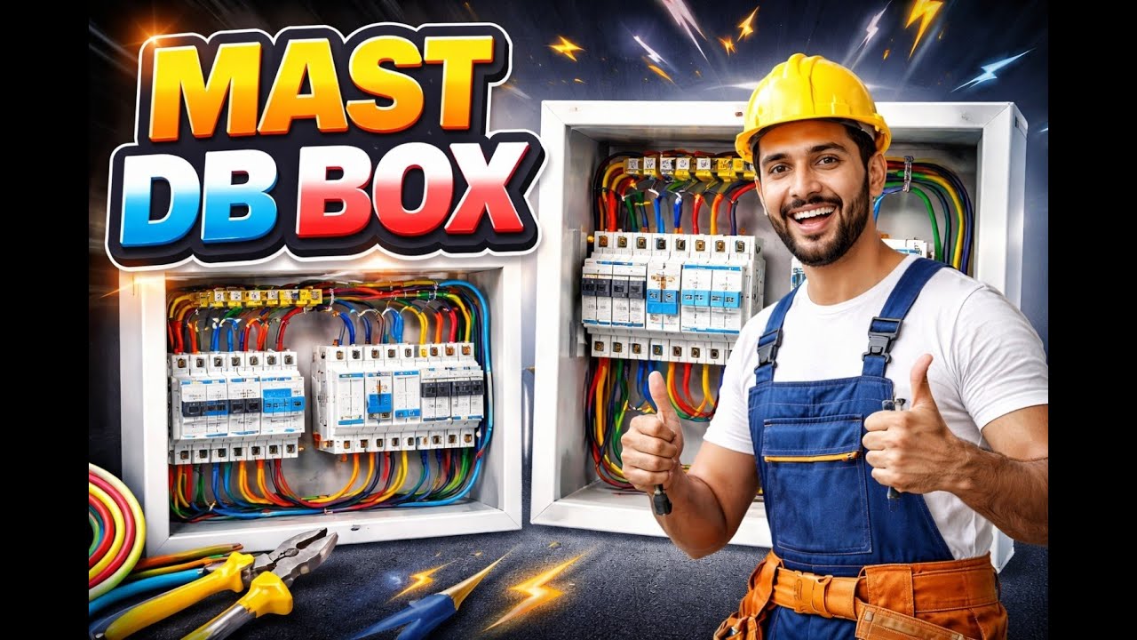 DB Box Wiring Kaise Kare? | Professional Distribution Board Complete Wiring