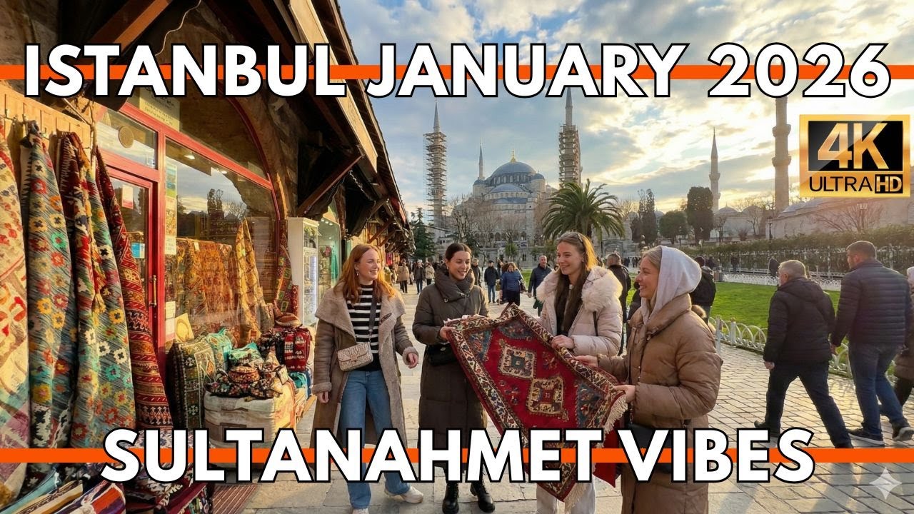 ISTANBUL TURKEY 2026 4K WALKING TOUR | Sultanahmet Old City: Hidden Corners, Local & Tourist Life