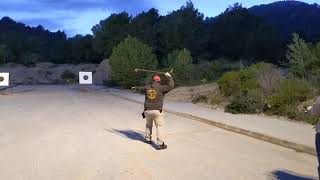 Silvio Vass slinging in Mallorca