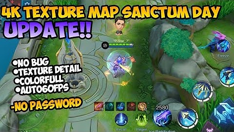 New!! Update Map Sanctum Island Texture 4K,Suport grafik Low/Medium, Clint 60FPS