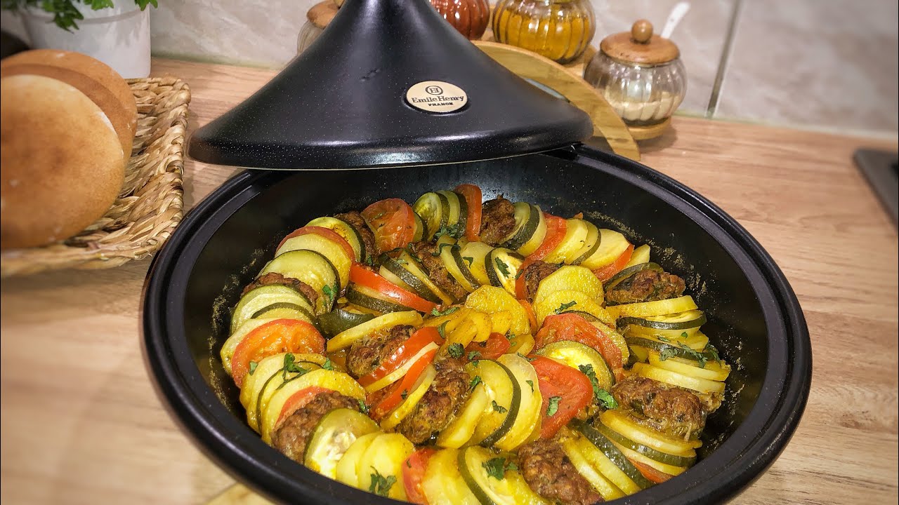 Tajine Kefta Légumes & Pain au four YouTube