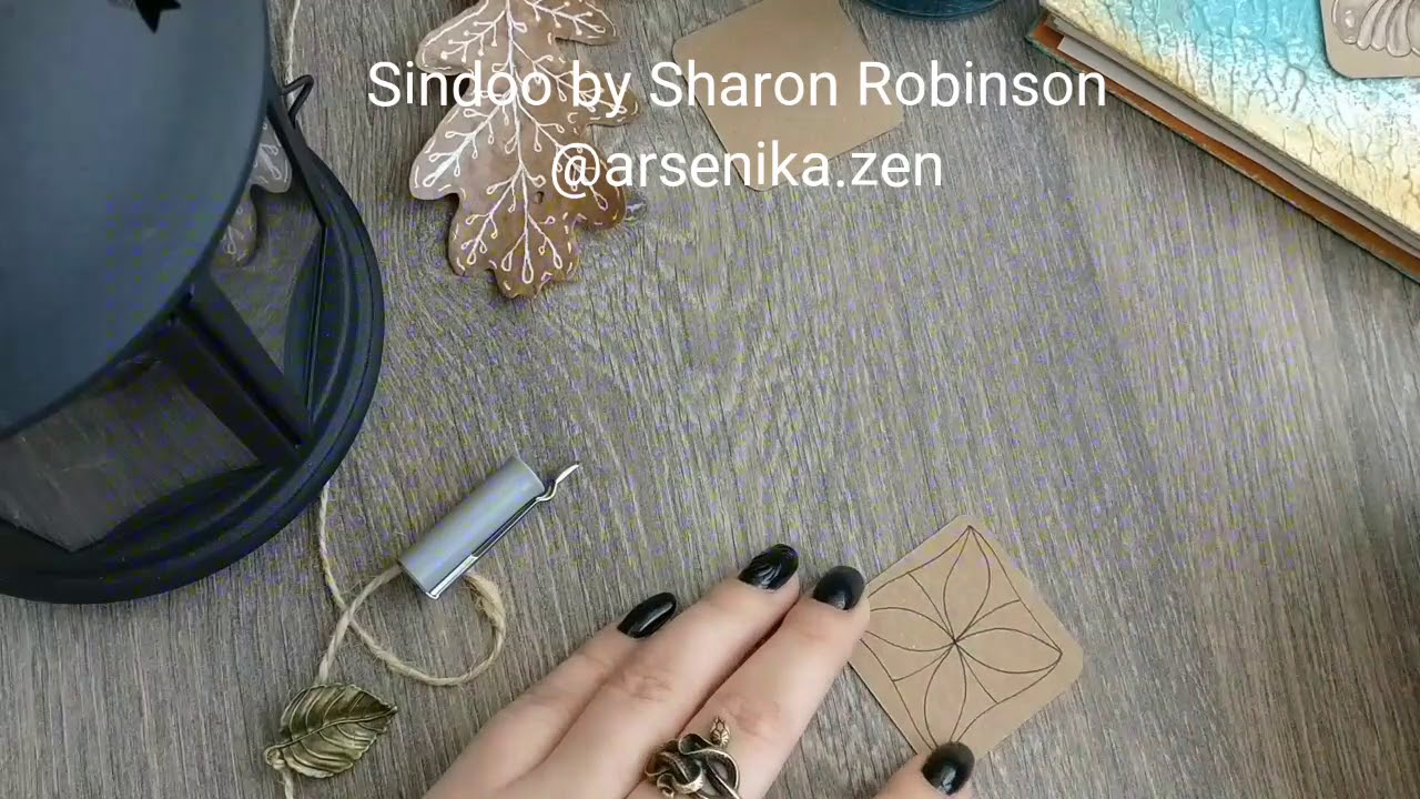 Zentangle. Sindoo by Sharon Robinson.