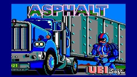 Asphalt Review for the Amstrad CPC by John Gage