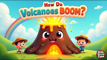 How Volcanoes Work Explained Simply | How Lava, Magma & Eruptions Work Facts & Animation for Kids