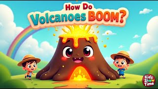 How Volcanoes Work Explained Simply | How Lava, Magma & Eruptions Work Facts & Animation for Kids