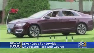 Driver Goes On Joyride Through Jackson Park Golf Course In Chicago