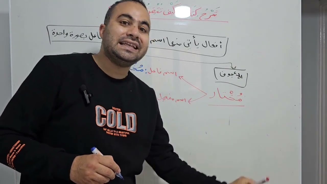 33- صياغة اسم المفعول من غير الثلاثي من كتاب كيف تتقن الصرف؟