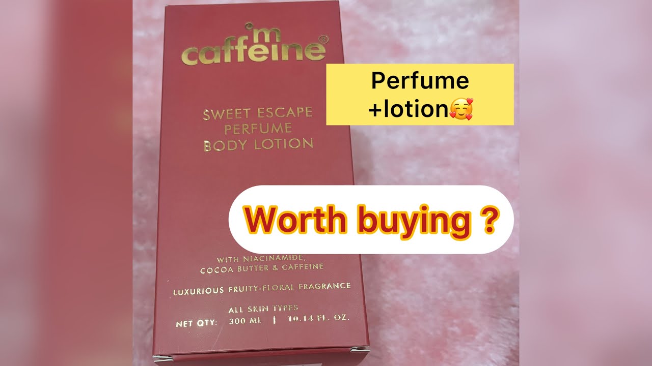 Mcaffeine perfume body lotion Honest review | worth Buying ?