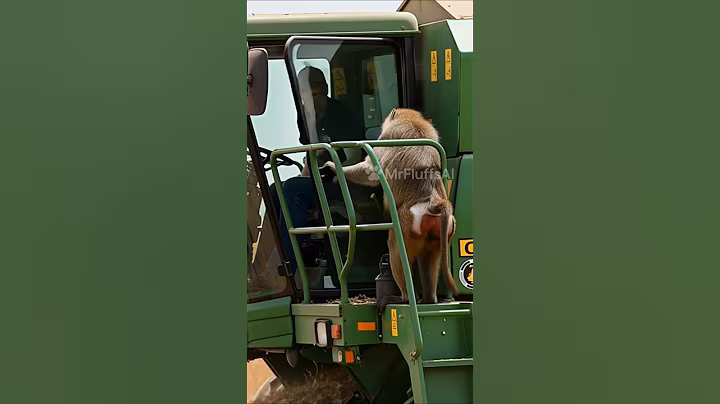 Baboon annoys farmer #baboon #ai #rescue #rescue #nature #animal #foryou