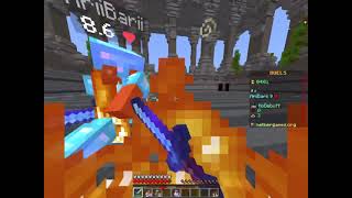 TRASHING KIDS AT BEDWARS WITH ARIIBARII!!!