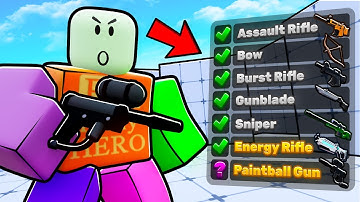 WINNING with EVERY WEAPON In Roblox Rivals!