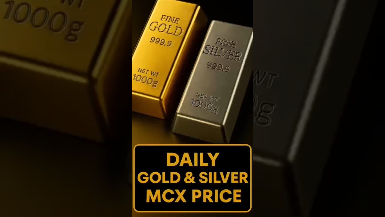 Daily Gold & Silver Price Updated 🔥🙌#goldrate #silverprice #mcxtrading #shorts