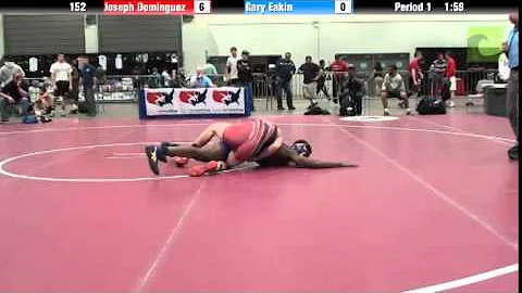 Men 152 - Joseph Dominguez vs. Gary Eakin