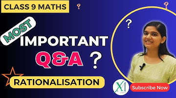 #Q&A| Rationalisation MOST Important Questions| Class 9 Maths| Number System| CBSE