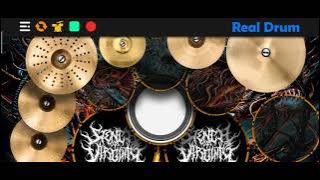 ATHENA GOTHIC METAL - KEMUNAFIKAN (Real Drum Cover)