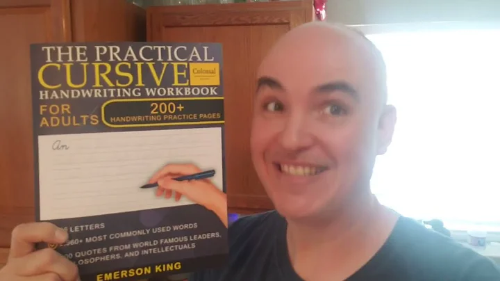 ENOUGH-PRACTICE GOOD-SIZING? Cursive Handwriting Workbook For Adults Review Unboxing by Emerson King