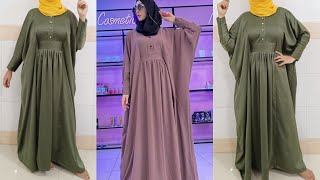 Latest Abaya/ Burqa Design Cutting And Stitching/ Butterfly Abaya/Saudia Style Abaya/Hijab Dress DIY