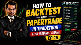 Detalles EP-16 | Backtest and PaperTrade in Tradetron | Algo Trading Tutorial (Step-By-Step) Actualización