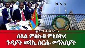 ዕላል ምስ ኣብ ምኒስትሪ ጉዳያት ወጻኢ ሰርሑ መንእሰያት -  -- DimTsi Hafash Eritrea/ድምጺ ሓፋሽ ኤርትራ