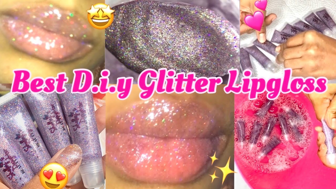 DIY: HOW TO MAKE GLITTER LIPGLOSS 💕✨ + HOW I CLEAN MY LIPGLOSS TUBES | LIPGLOSS BUSINESS PT.8