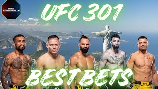 UFC301: BEST BETS | PARLAYS | LOCK OF THE WEEK | DOG OF THE WEEK | PROPS