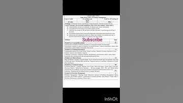 b.com 6th sem RCUB INVESTMENT MANAGEMENT syllabus