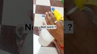 Garden Spray Bottle No Pressure? Clean Cap Dust ⚡ Fix in 15 Sec#shorts