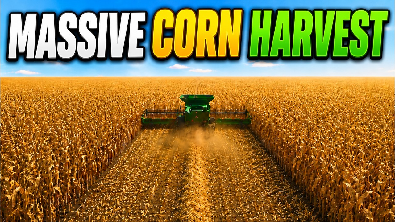 This Is How You Harvest 721,792 Liters Of Corn On A Mega Farm