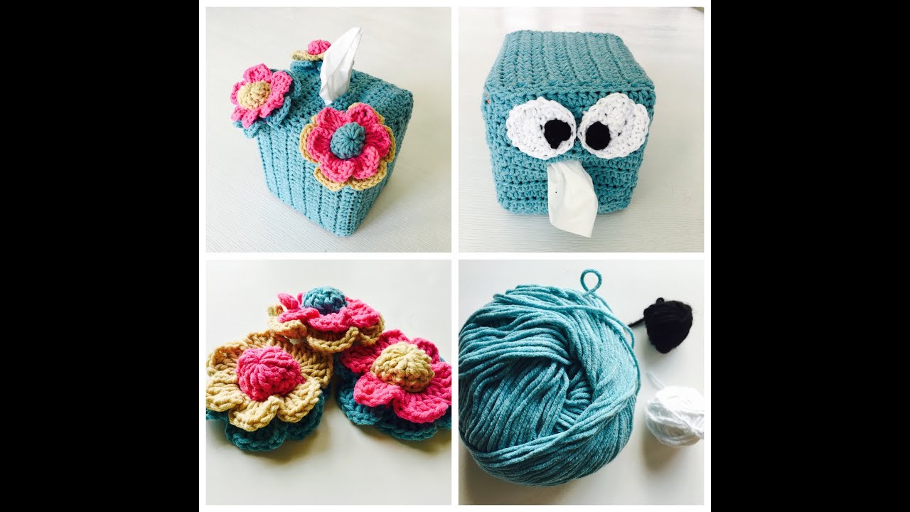 Download Adorable And Easy Crochet Tissue box Cover