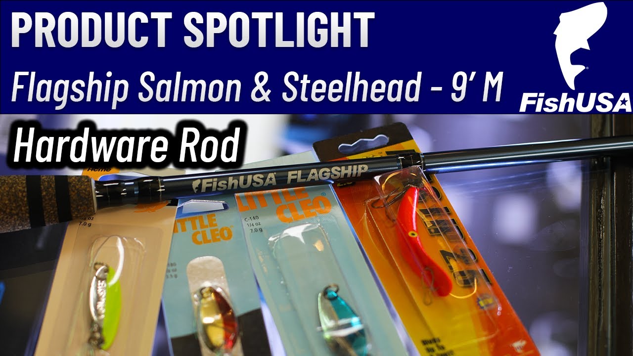 FishUSA Flagship Salmon & Steelhead Spinning Rods - 9' M - When To