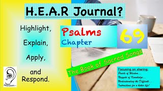 Psalms Chapter 69  New Living Translation - HEAR Journaling, You can do it!