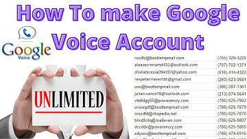 How to Create Unlimited Google Voice