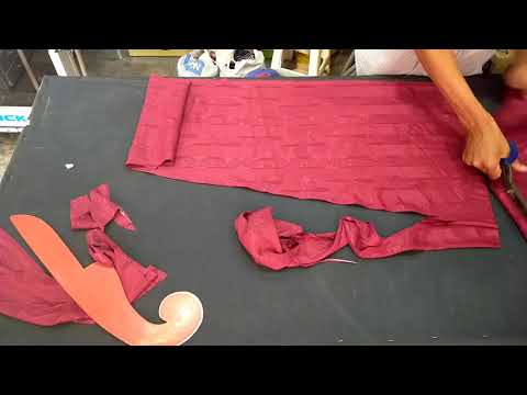 الطريقة الصحيحة لتفصيل ثوب جوهرة طول 3 متر والعرض 1 14 متر