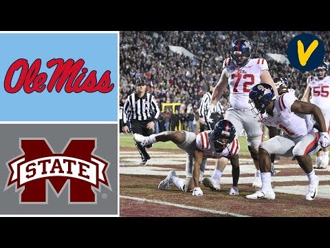 Ole Miss vs Mississippi State Highlights | Week 14 | College Football 2019