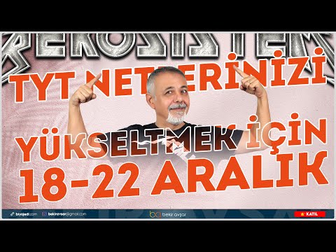 TYT NETLERİNİZİ YÜKSELTMEK İÇİN