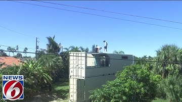 Florida shipping container man cave sparks zoning fight