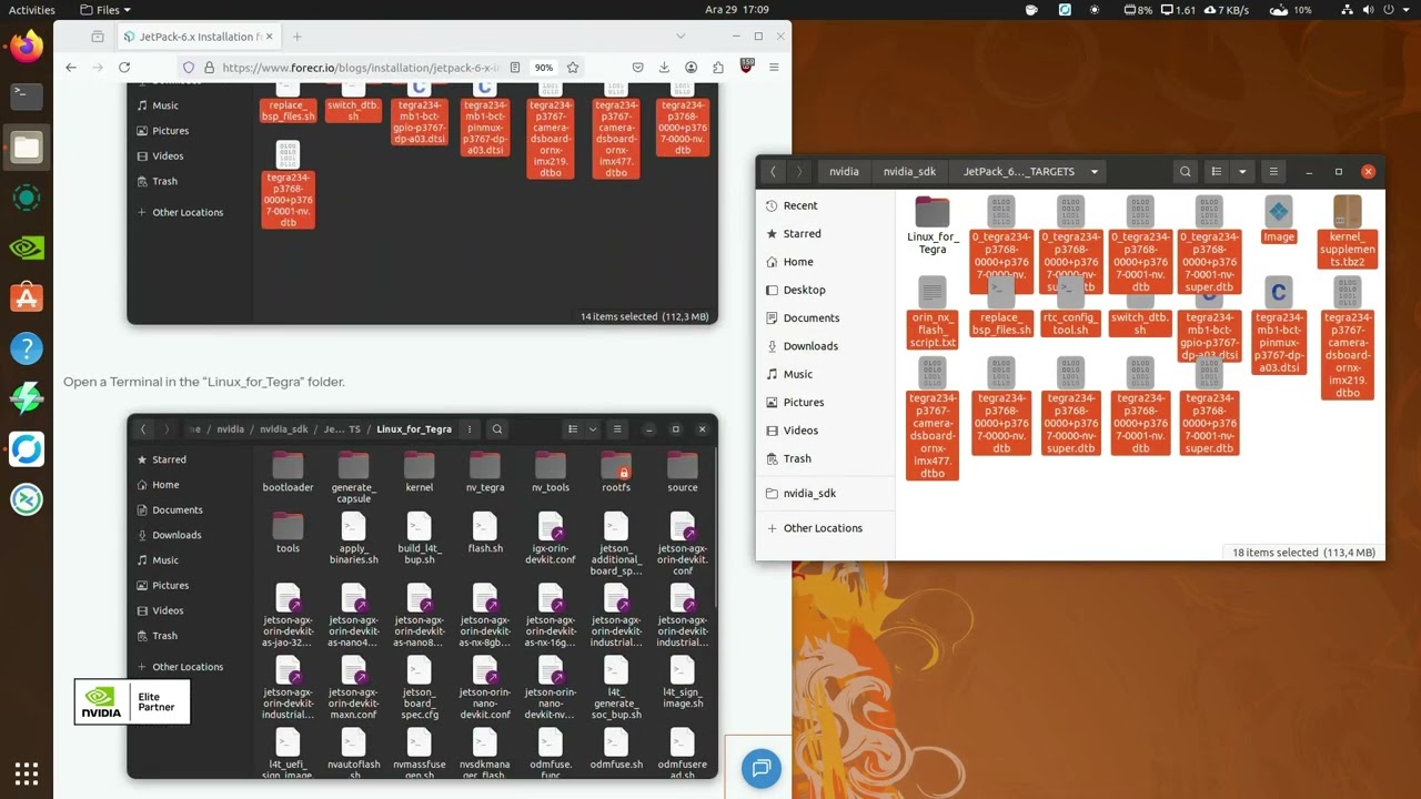 JetPack-6.x Installation for DSBOARD-ORNX-LAN