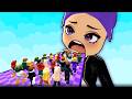 100 Players Jump Into KPop Demon Hunters Roblox