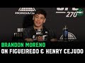 Brandon Moreno on Henry Cejudo: ‘I’m lucky, I have people selling my fights for me’