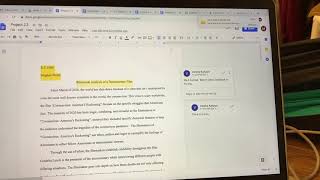 Project 2 reflection video