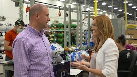 Riddell Facility Tour: How a Lions helmet is made