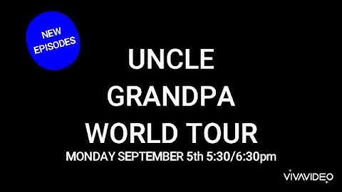 Cartoon Network - Uncle Grandpa World Tour Promo - September 5, 2016 at 5:30/6:30pm