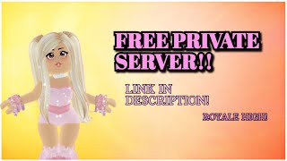 Free Private Server!! Royale high! Link in description!