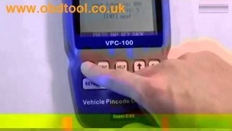 VPC-100 Vehicle PinCode Calculator Video