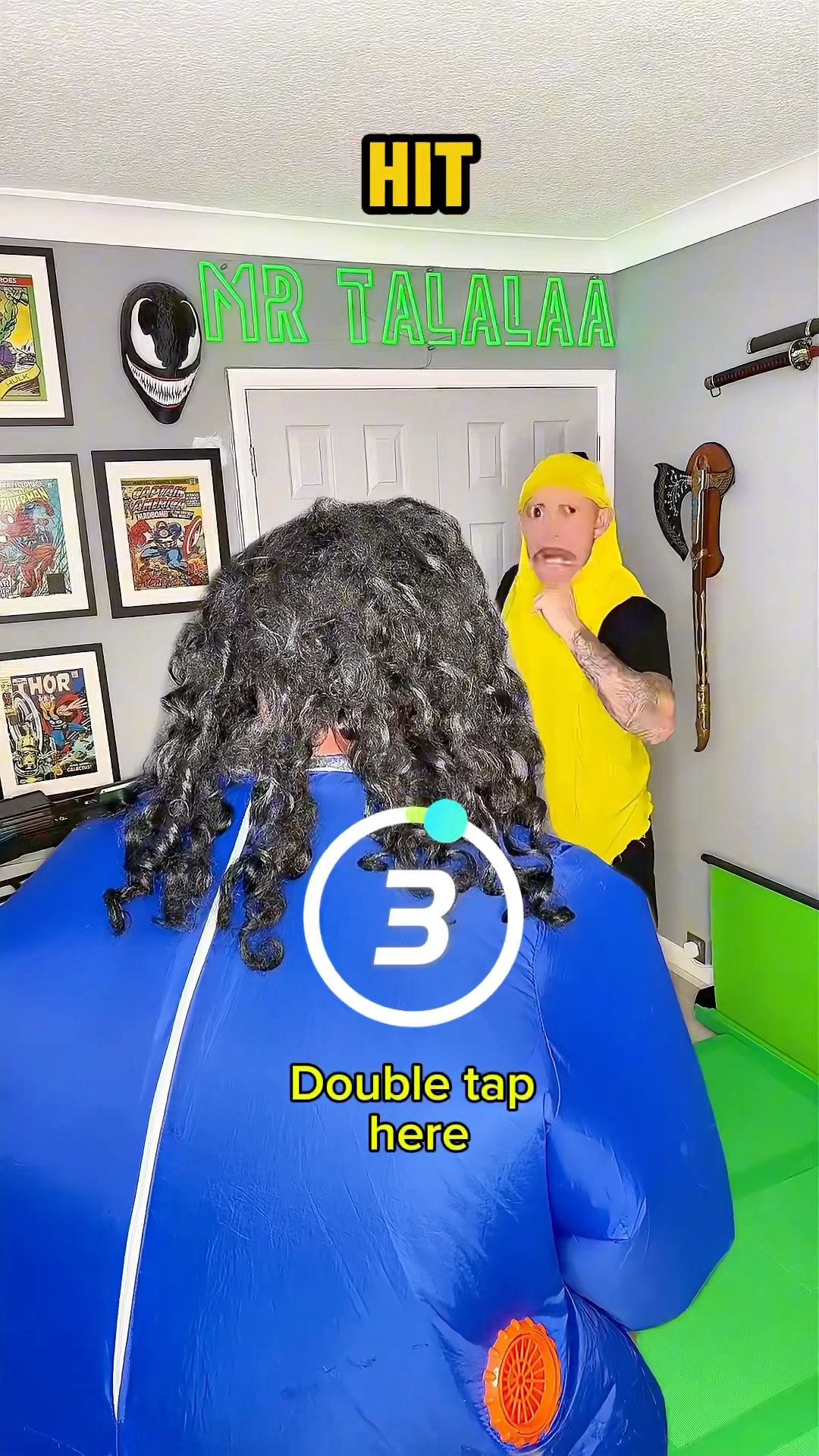 Team up with Banalalaa! Send evil Momalalaa flying! ? #comedy