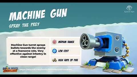 Boom Beach: Frontlines - Machine Gun Introduction