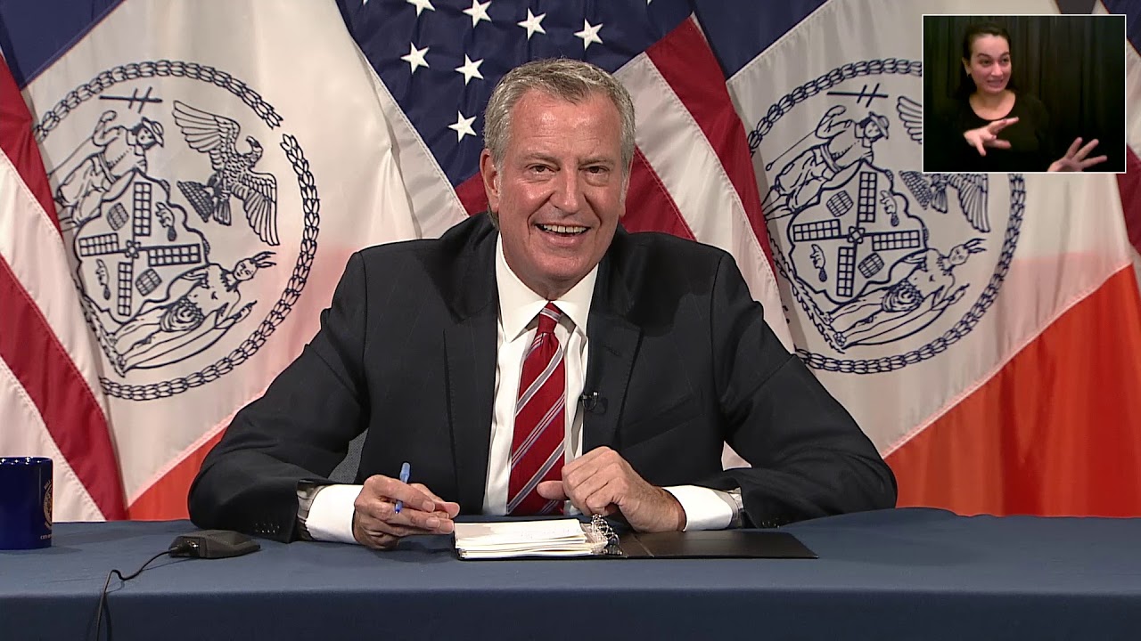 Mayor de Blasio Hosts Media Availability